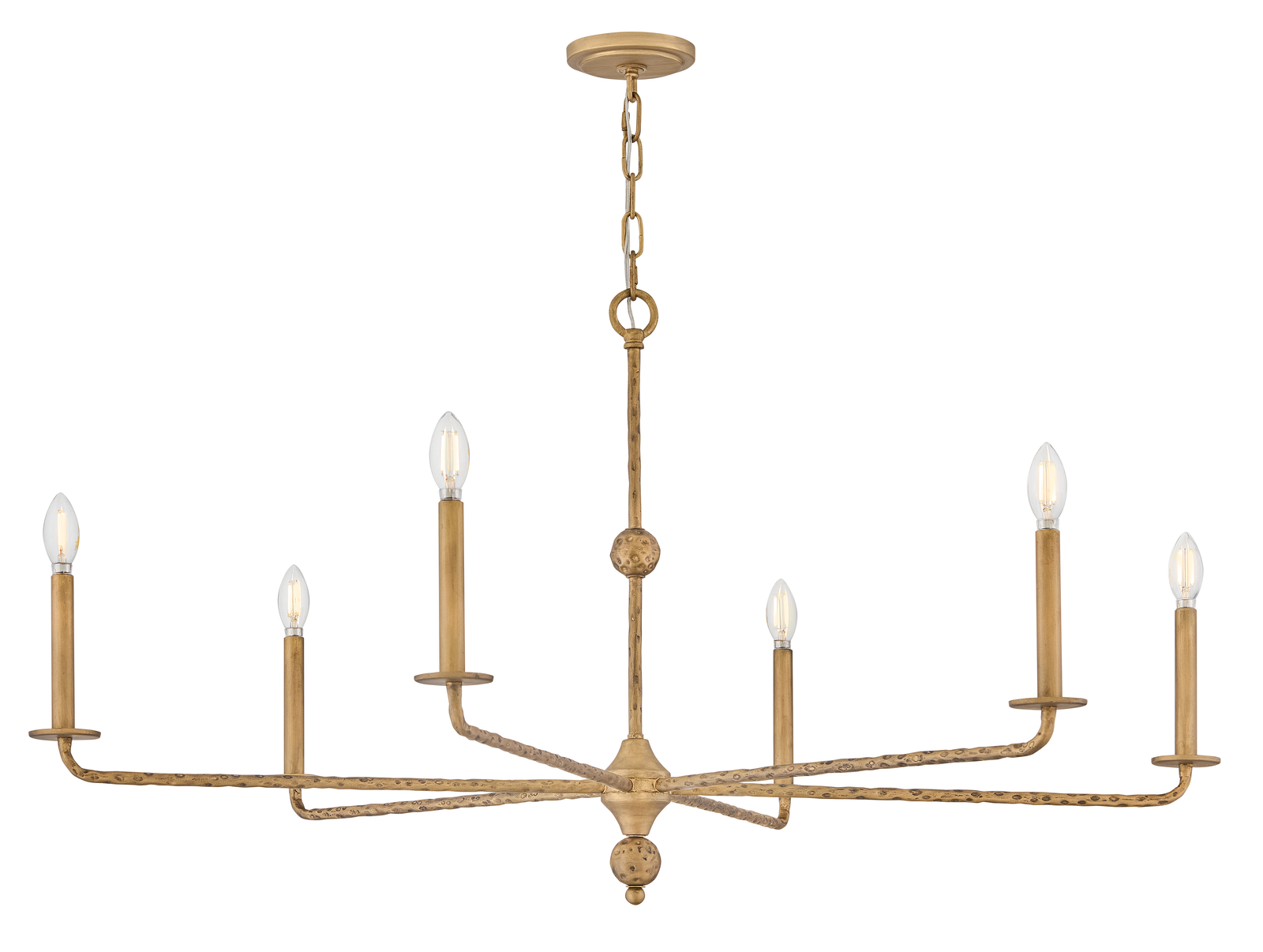 Ansel 6L chandelier - 48628BNG