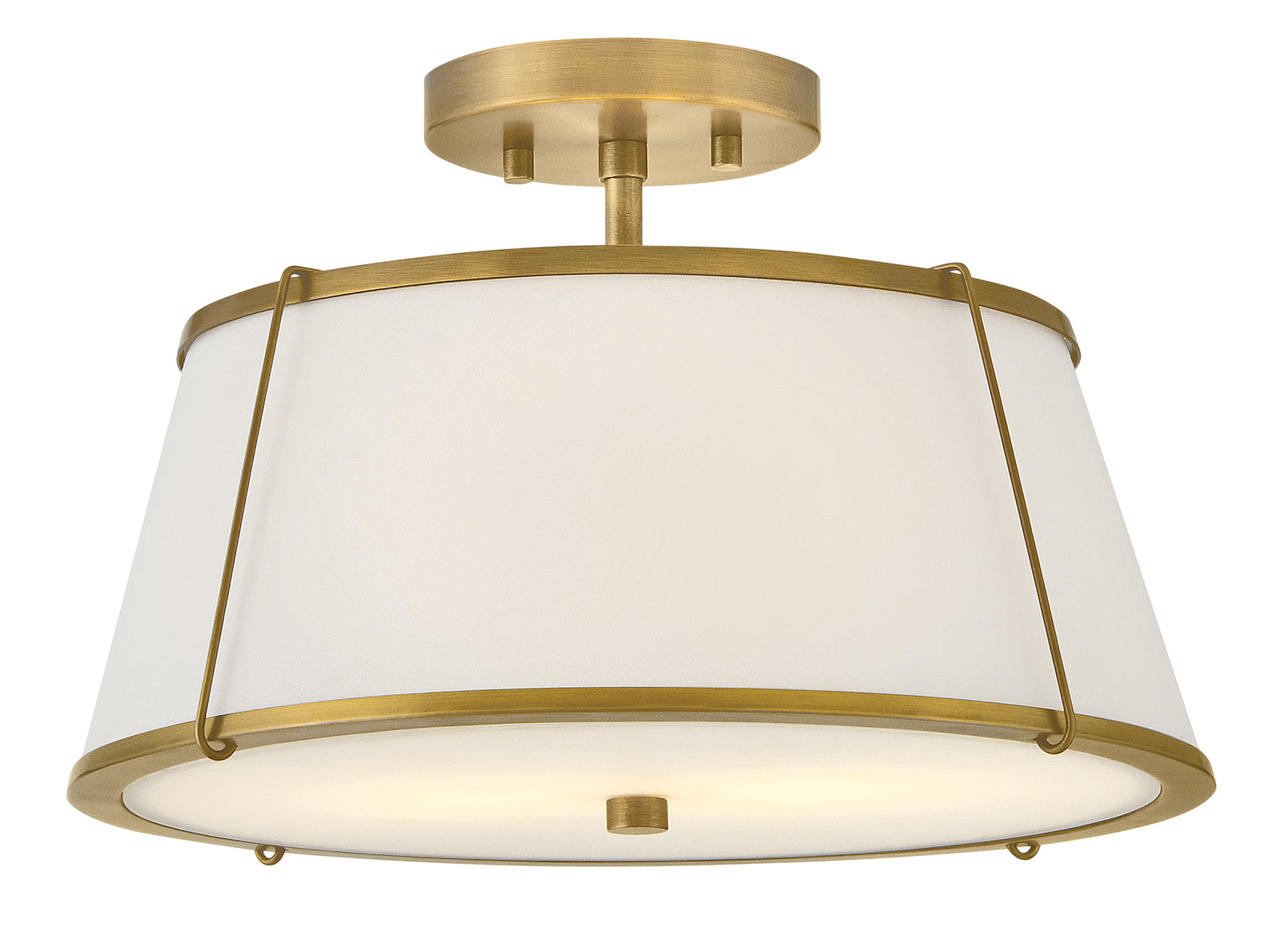 Clarke 2L semi flush mount - 4893LDB-OW