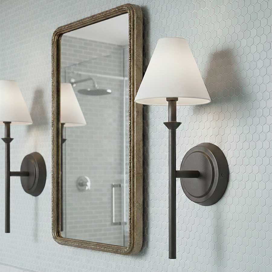 Greta 1L wall sconce - 52490BLB-OP