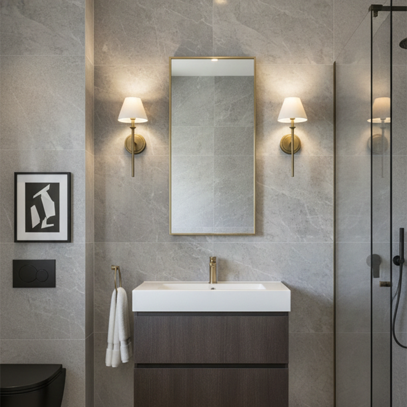 Greta 1L wall sconce - 52490HB-OP