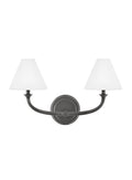 Greta 2L wall sconce - 52492BLB-OP