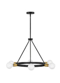 Orla 6L Medium Chandelier -83616BK