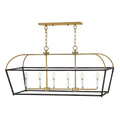 Tate 6L linear chandelier - 84275BK-LCB *