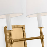 Baxley 2L wall sconce - AW1202BBS