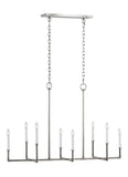 Bayview 8L linear chandelier  - CC1368PN