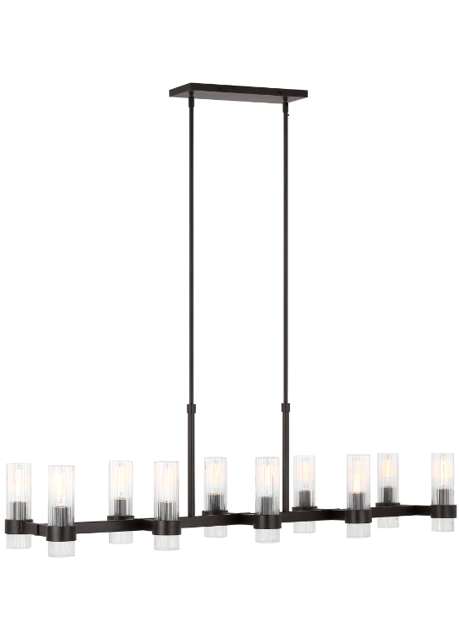 Geneva 10L linear chandelier - CC13810AI