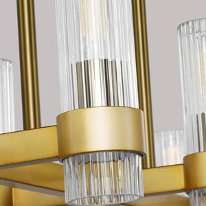Geneva 10L linear chandelier - CC13810BBS