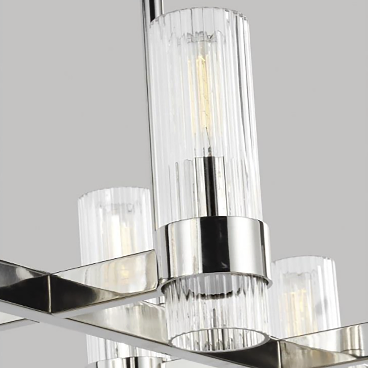 Geneva 10L linear chandelier - CC13810PN
