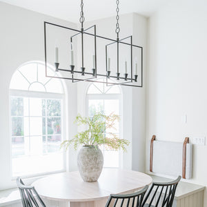 Keystone 6L linear chandelier - CC1406AI