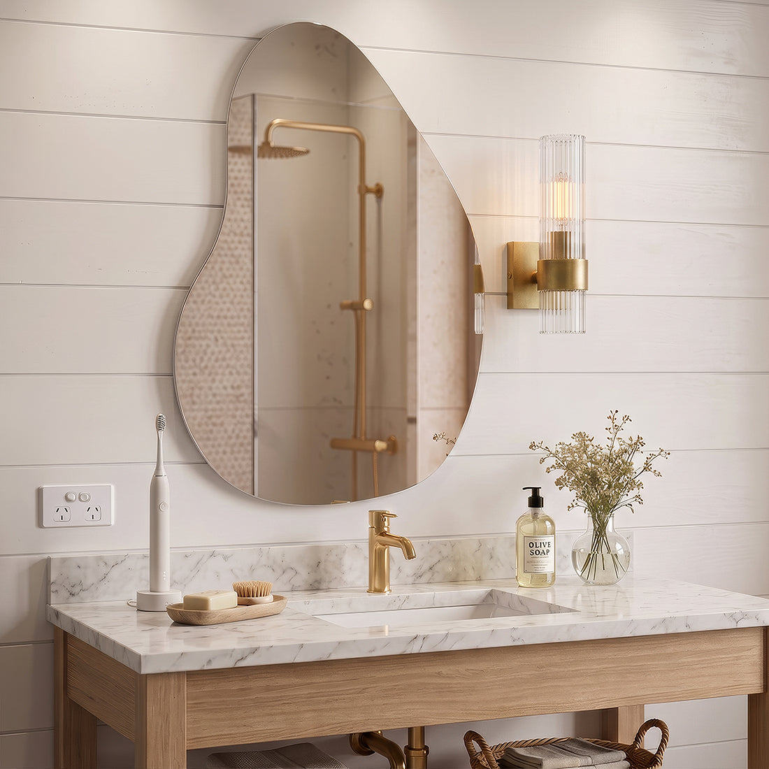 Geneva 1L wall sconce - CV1021BBS *
