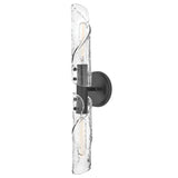 Capri 2L wall sconce - 57462BK *