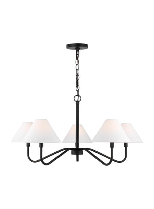 Eldon 5L chandelier - DJC1205MBK