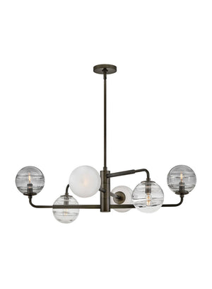 Oberon 6L chandelier - FR30506BX