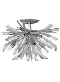 Vida 9L large semi-flush mount - FR40903GG