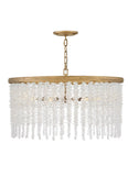 Rubina 6L Convertible Chandelier- FR41494BNG