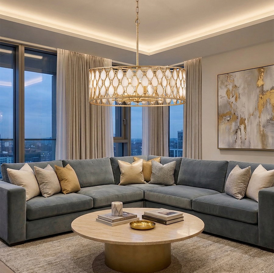 Estie 6L Chandelier - FR41505PI