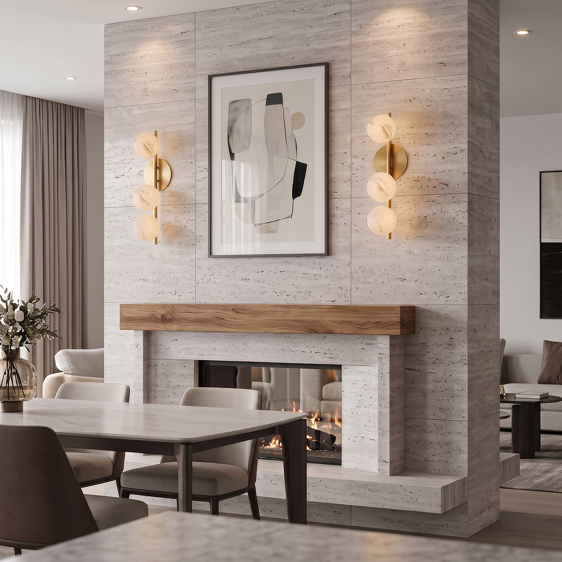 Selene 3L wall sconce - FR41900LCB *
