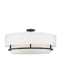 Graham 4L semi-flush mount - 38895BK *