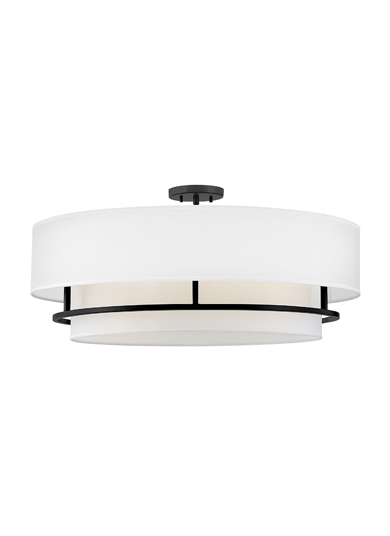 Graham 4L semi-flush mount - 38895BK *