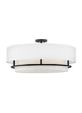 Graham 4L semi-flush mount - 38895BK *