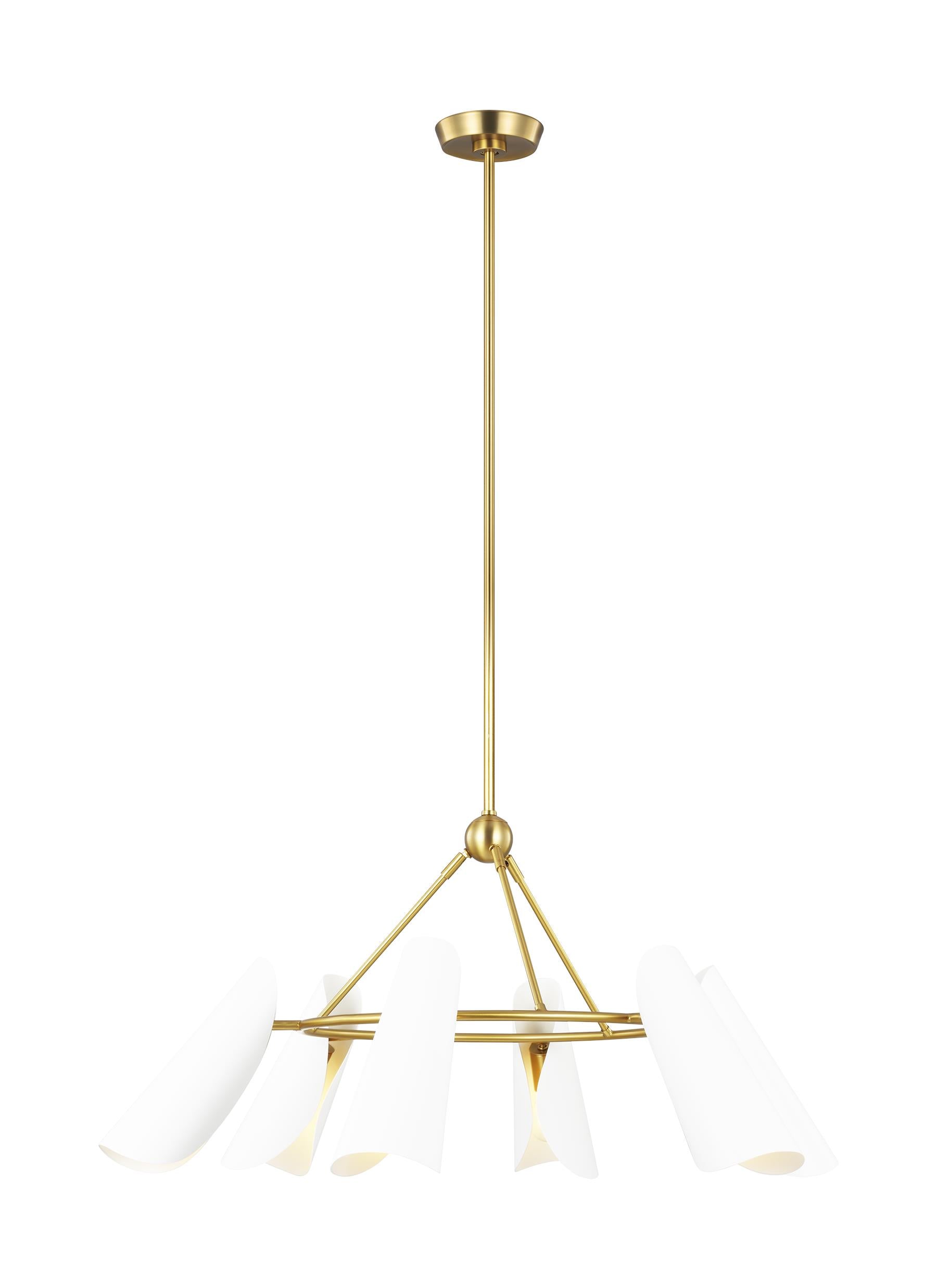 AERIN Tresa 6L chandelier - AEC1036BBSMWT