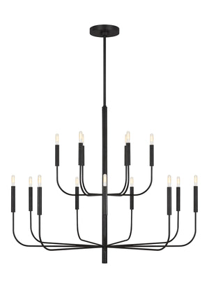 Brianna 15L two tier chandelier - EC10015AI