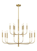 Brianna 15L two tier chandelier - EC10015BBS