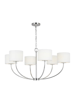 Sawyer 6L chandelier - KSC1046PN