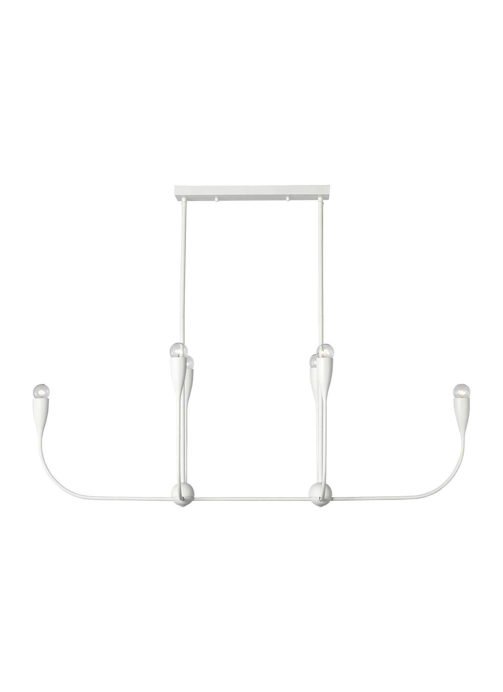 Maya 6L Linear Chandelier -  GLC1226MWT