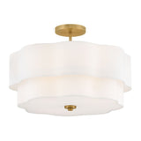 Gwen 4L semi-flush mount - 47733LCB *