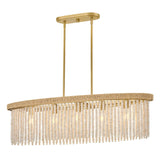 Indra 5L linear chandelier - 48605LCB *