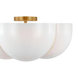 Cheverny 4L semi-flush mount - LXF1004BBS