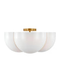 Cheverny 4L semi-flush mount - LXF1004BBS