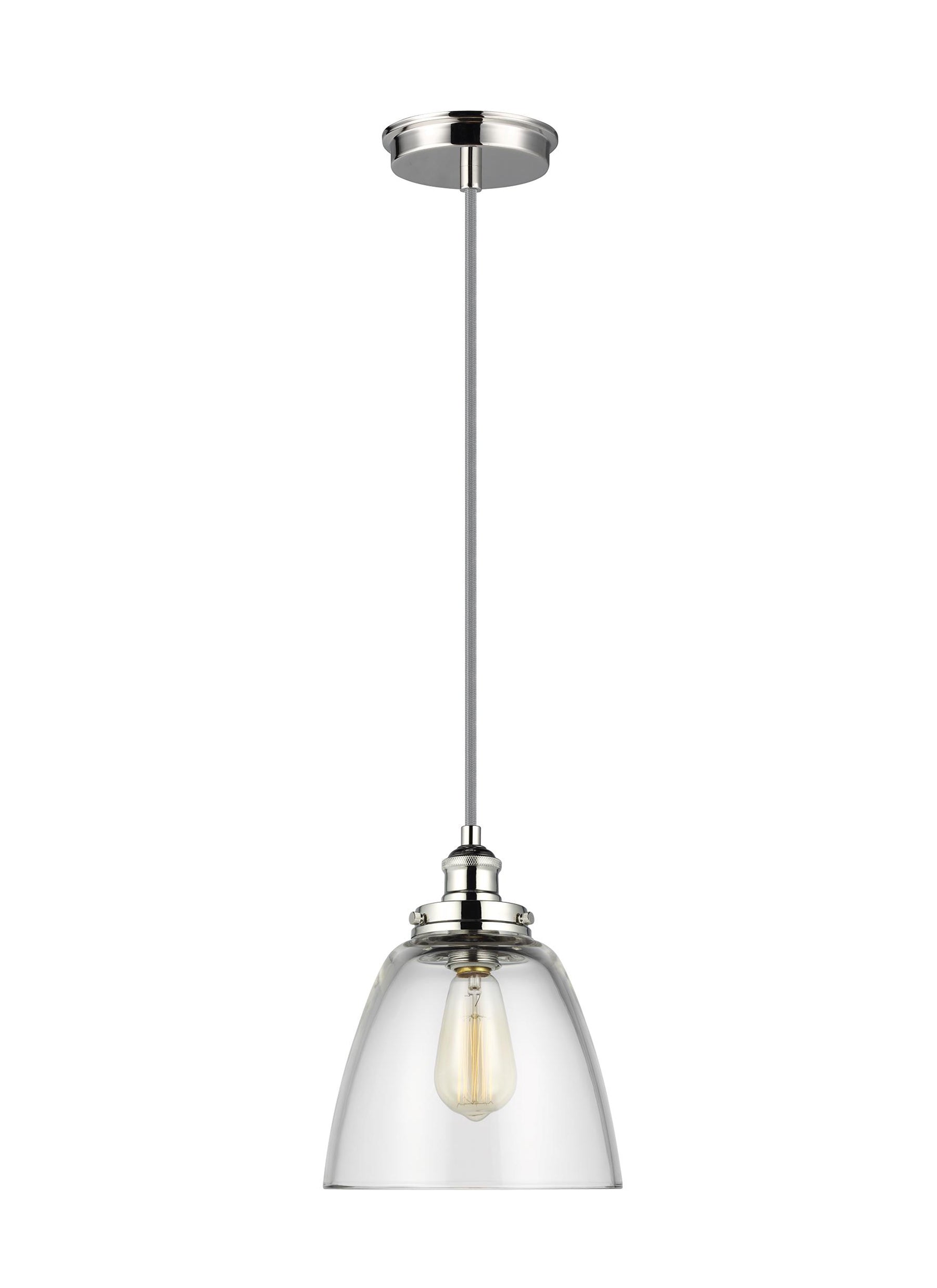 Polished nickel deals pendant light