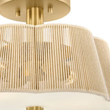 Sasha 2L semi-flush mount - 48581LCB *