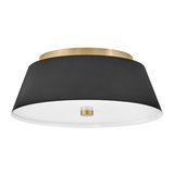 Tess 2L flush mount - 83513BK *