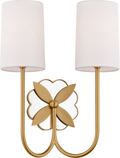 Spencer 2L Double Sconce - KSW1192BBS