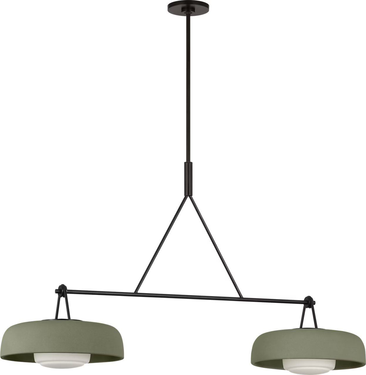 Liora 2L linear chandelier - SCRJLS171AISSOEG