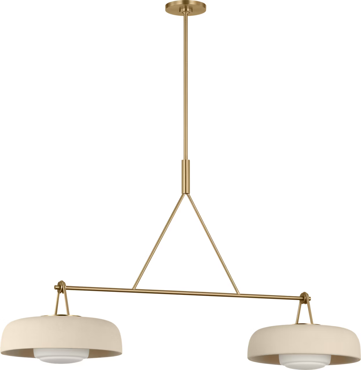 Liora 2L Linear Chandelier - SCRJLS171EBSISOEG