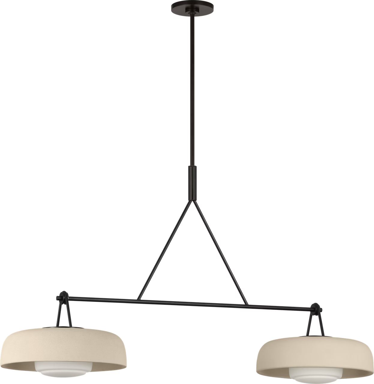 Liora 2L linear chandelier - SCRJLS171AIISOEG
