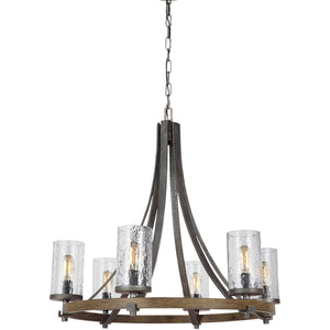 Angelo 6L Chandelier - F3134/6DWK/SGM *