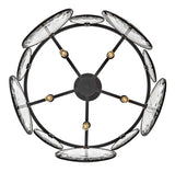 Nala 5L small convertible chandelier - FR31263BLK