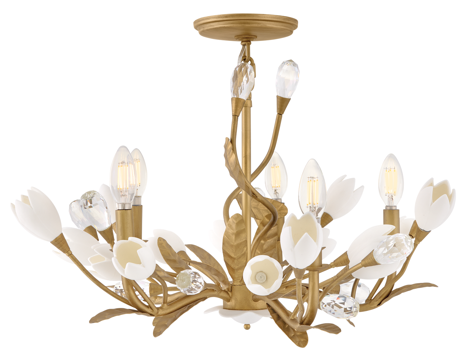 Yvette 5L Large Convertible Semi-Flush - FR32203BNG
