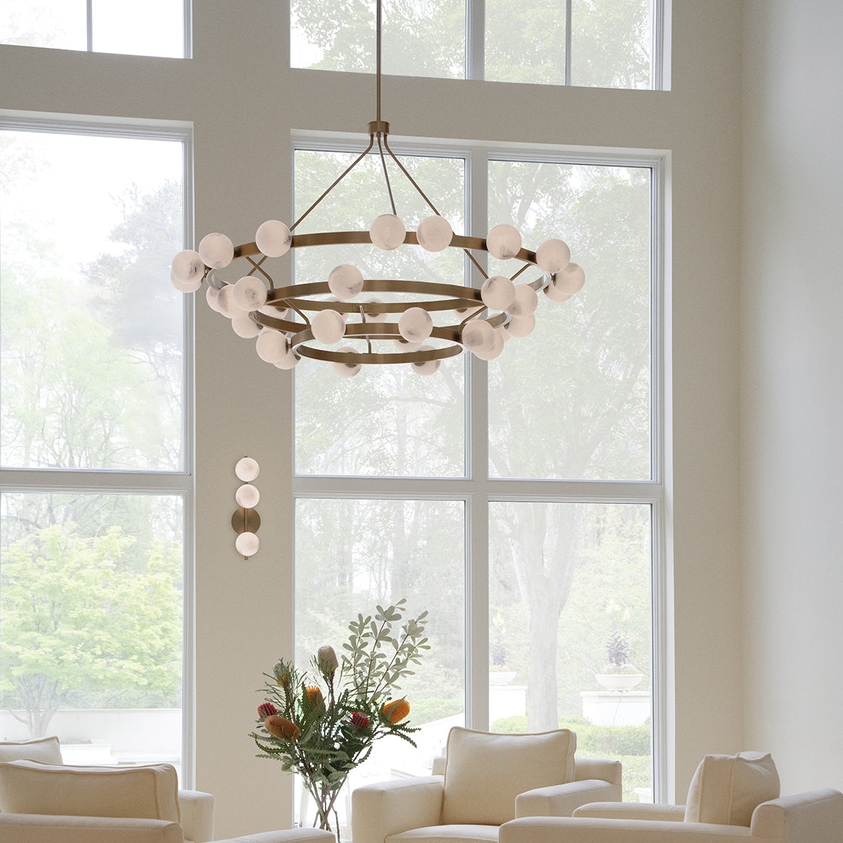 Selene 36L Double Extra Large Chandelier - FR41908LCB