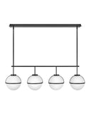 Hollis 4L linear chandelier - 39675BK