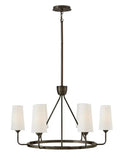 Lewis 6L chandelier - 45006BX