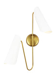Tresa 2L Wall Sconce - AEW1002BBSMWT