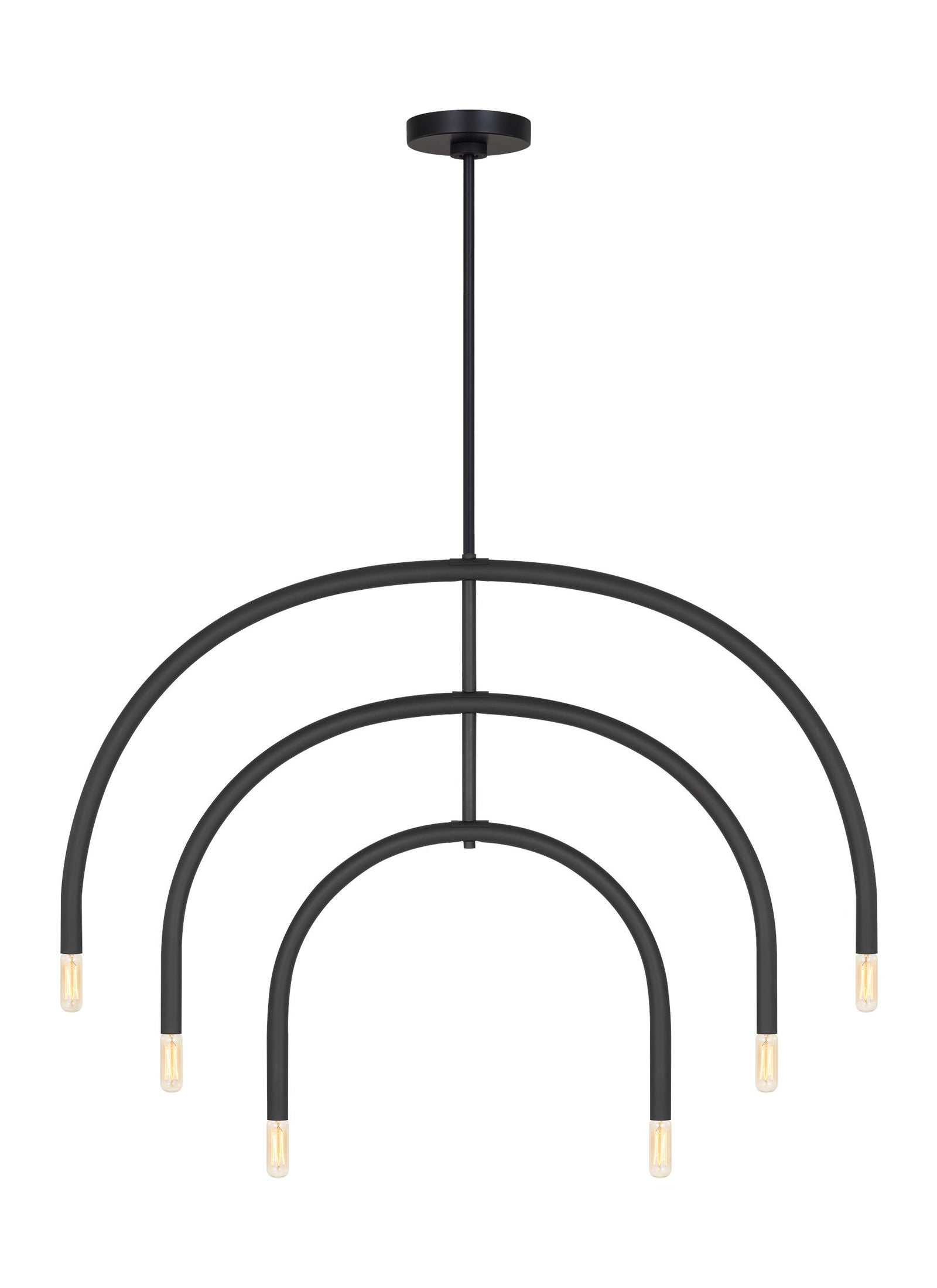 Hadden 6L Chandelier - DJC1126MBK