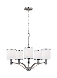Prospect Park 5L Chandelier - F3084/5SN/CH
