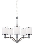 Prospect Park 5L Chandelier - F3084/5SN/CH